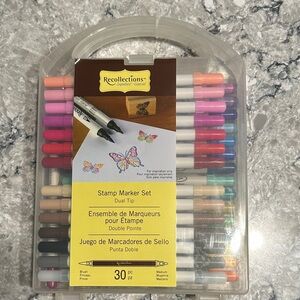 NWOT (sealed) RECOLLECTIONS Dual Tip Stamp Marker Set - Multicolor